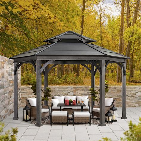 8 x 10 gazebo hardtop|8 x 10 gazebo costco.